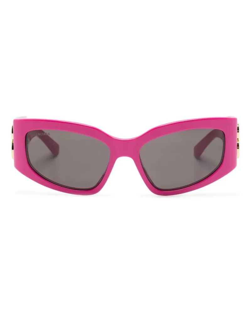 Balenciaga Bossy Sonnenbrille mit Butterfly-Gestell - Rosa Rosa