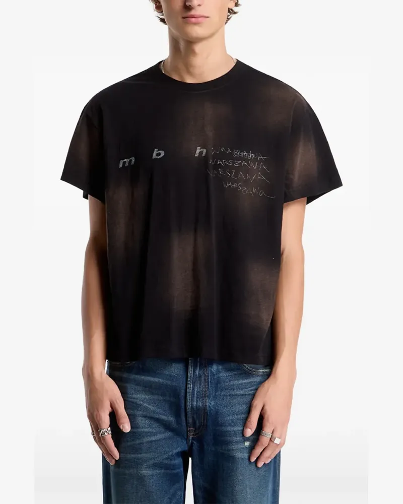 MISBHV MBH Warszawa T-Shirt - Schwarz Schwarz