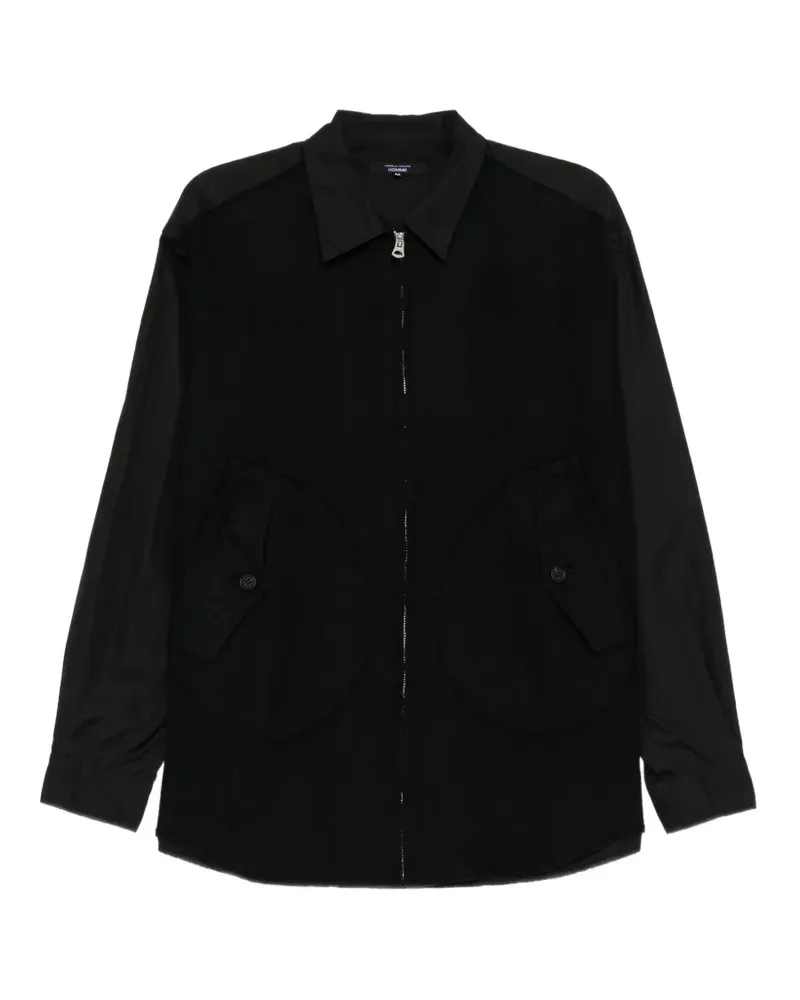 Comme des Garçons panelled shirt - Schwarz Schwarz
