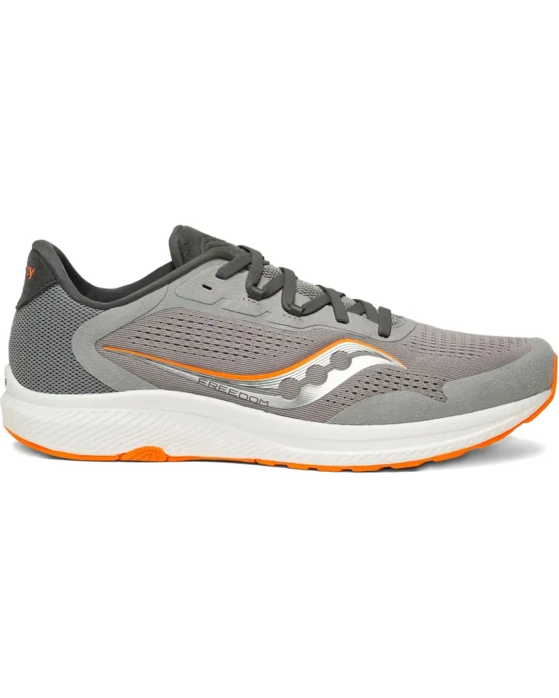 Saucony Freedom 4 "Alloy/Vizi Orange" Sneakers - Grau Grau
