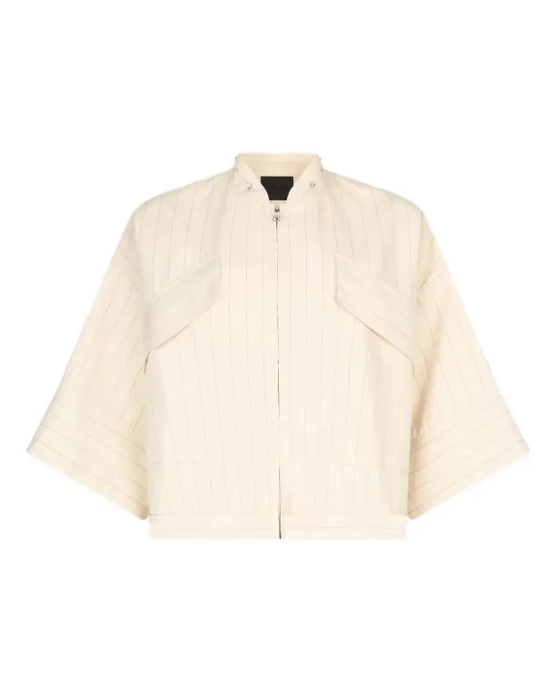 Liu Jo Gestreifte Jacke mit Verzierung - Nude Nude