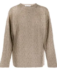 Our Legacy Pullover mit Zopfmuster Nude