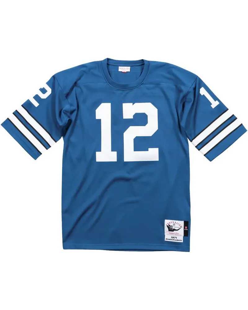 Mitchell & Ness Dallas Cowboys 1971 Roger Staubach Authentic Trikot - Blau Blau