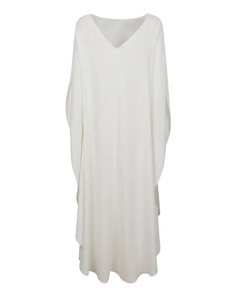 Gianluca Capannolo Kleid mit V-Ausschnitt - Weiß Weiß