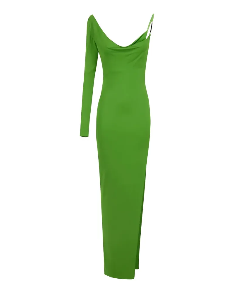 Elisabetta Franchi Asymmetrisches Maxikleid - Grün Grün