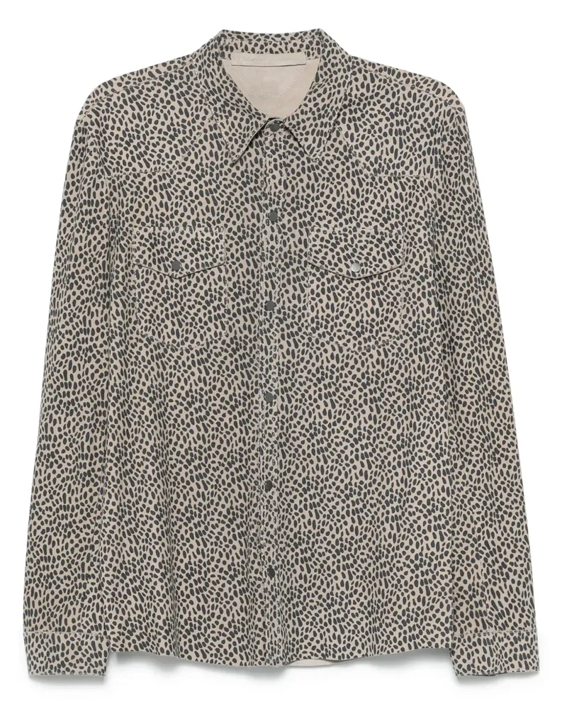 Salvatore Santoro Gepunktete Hemdjacke - Nude Nude
