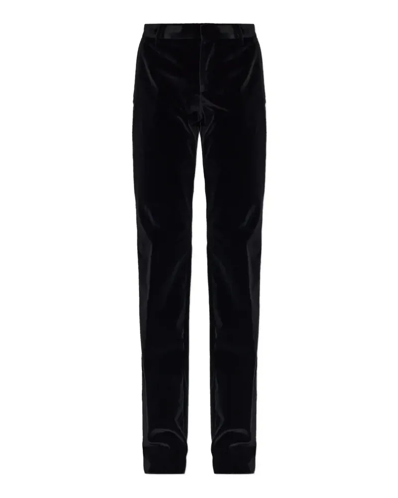 Etro Hose aus Samt - Schwarz Schwarz