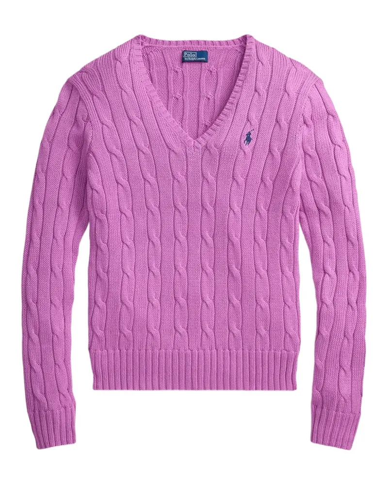 Ralph Lauren Pullover mit Zopfmuster - Rosa Rosa