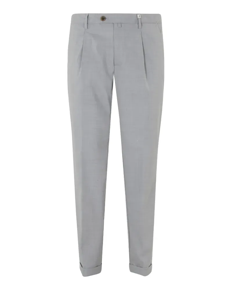 MYTHS pleated turn-up trousers - Grau Grau