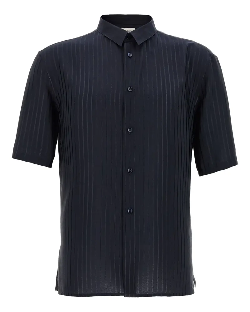 Saint Laurent Gestreiftes Hemd - Blau Blau