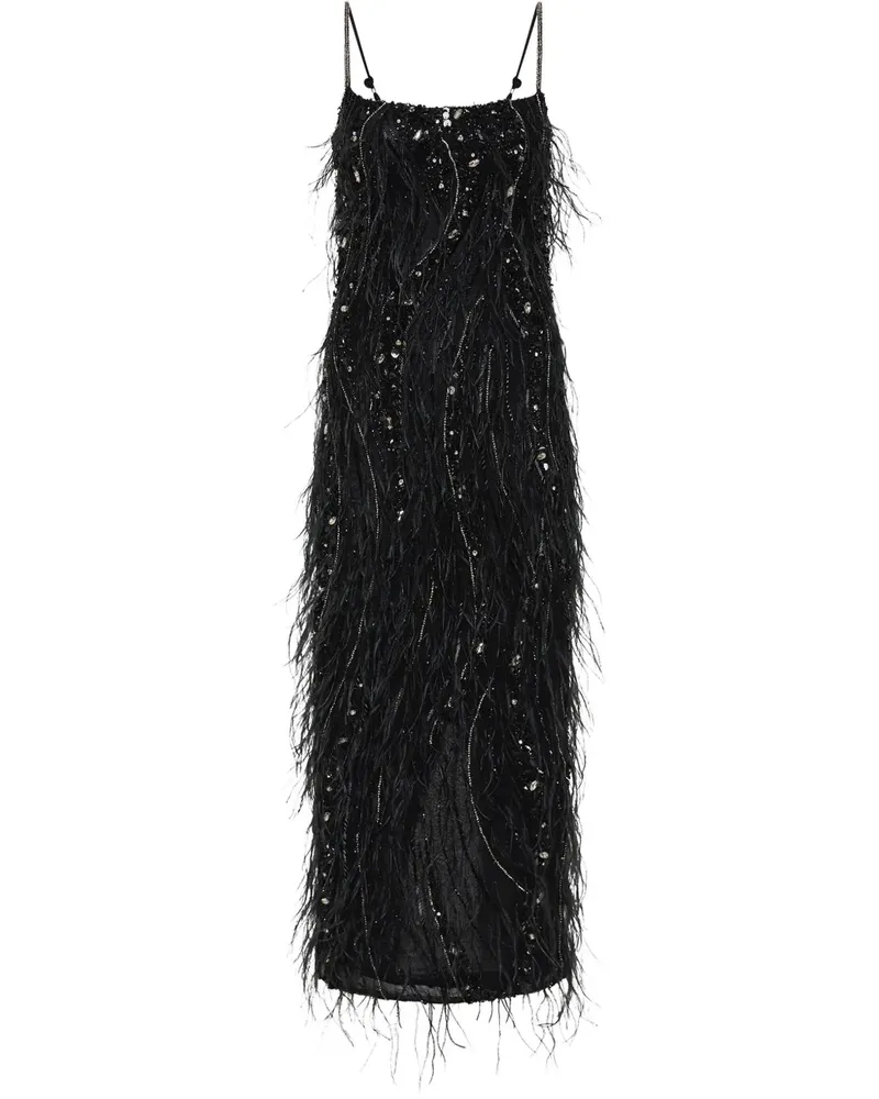 Rachel Gilbert Cynthia Kleid - Schwarz Schwarz