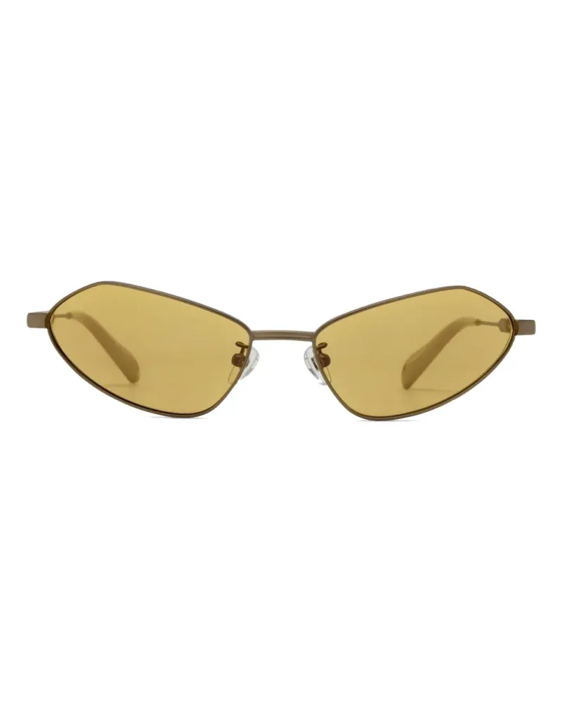 Jacquemus The Bambino Sonnenbrille mit geometrischem Gestell - Grün Grün