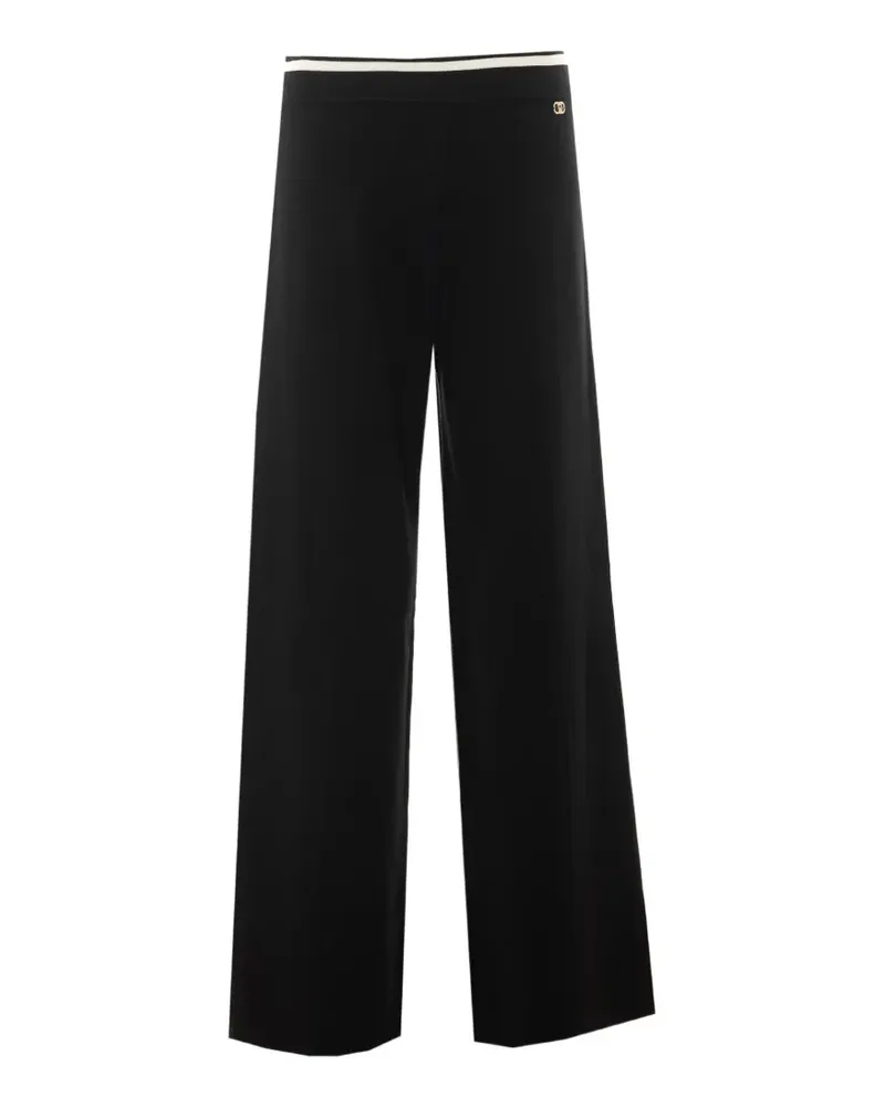 Liu Jo knit palazzo pants - Schwarz Schwarz