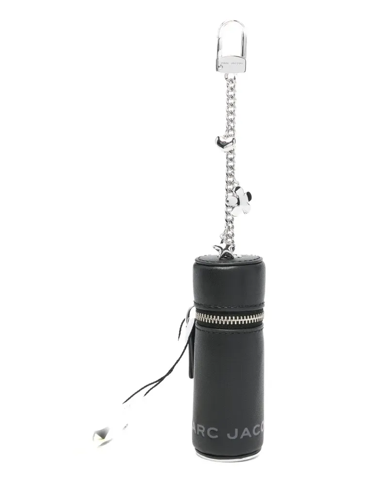Marc Jacobs heart-detail keyring - Schwarz Schwarz