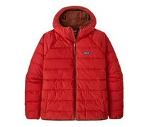 Gesteppte Kapuzenjacke - Rot