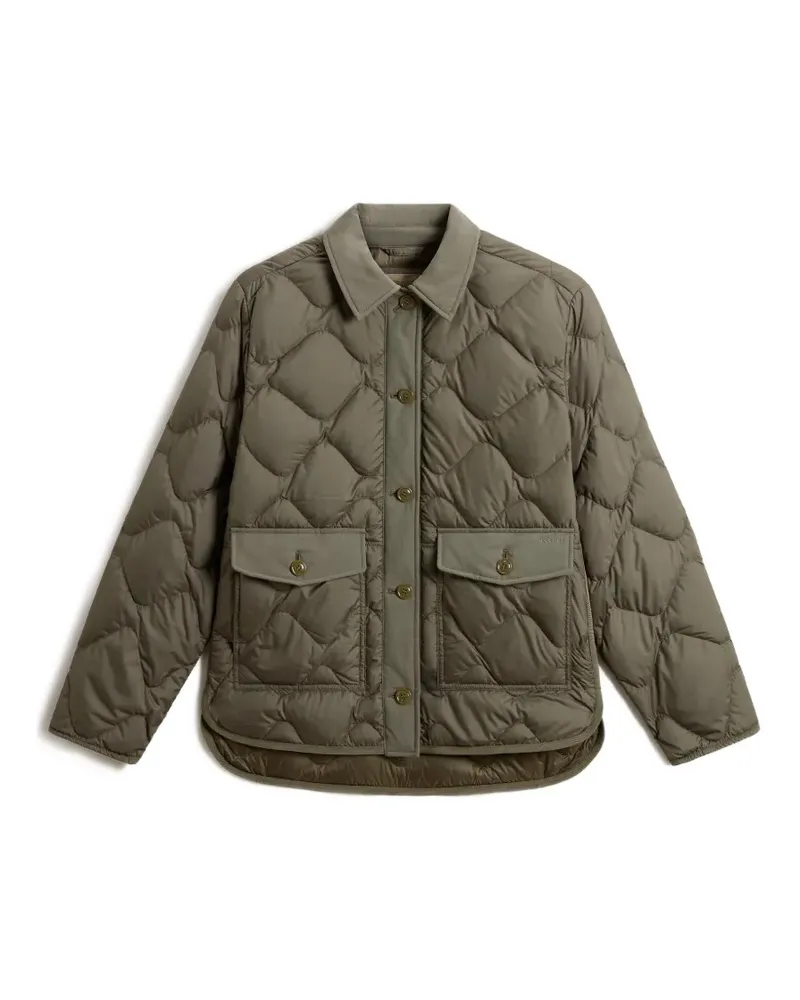 Woolrich Gesteppte Heritage Stand Up Collar Jacke - Grün Grün