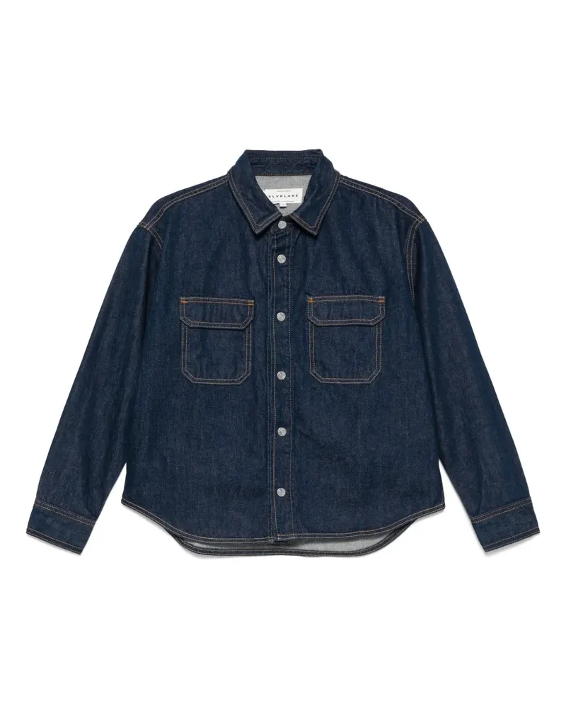 SLVRLAKE Fairview Hemdjacke - Blau Blau