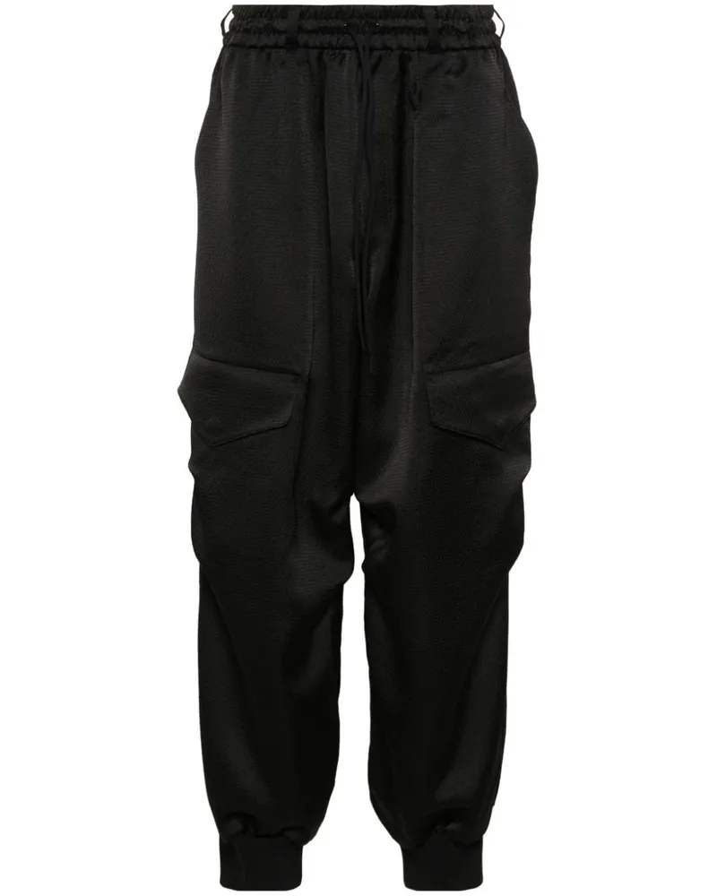 Y-3 TCH Seersucker-Cargohose - Schwarz Schwarz