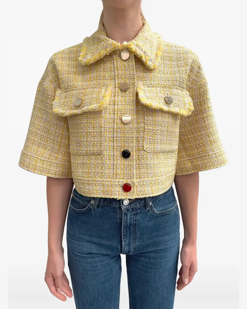 Liu Jo fringed jacket - Gelb Gelb