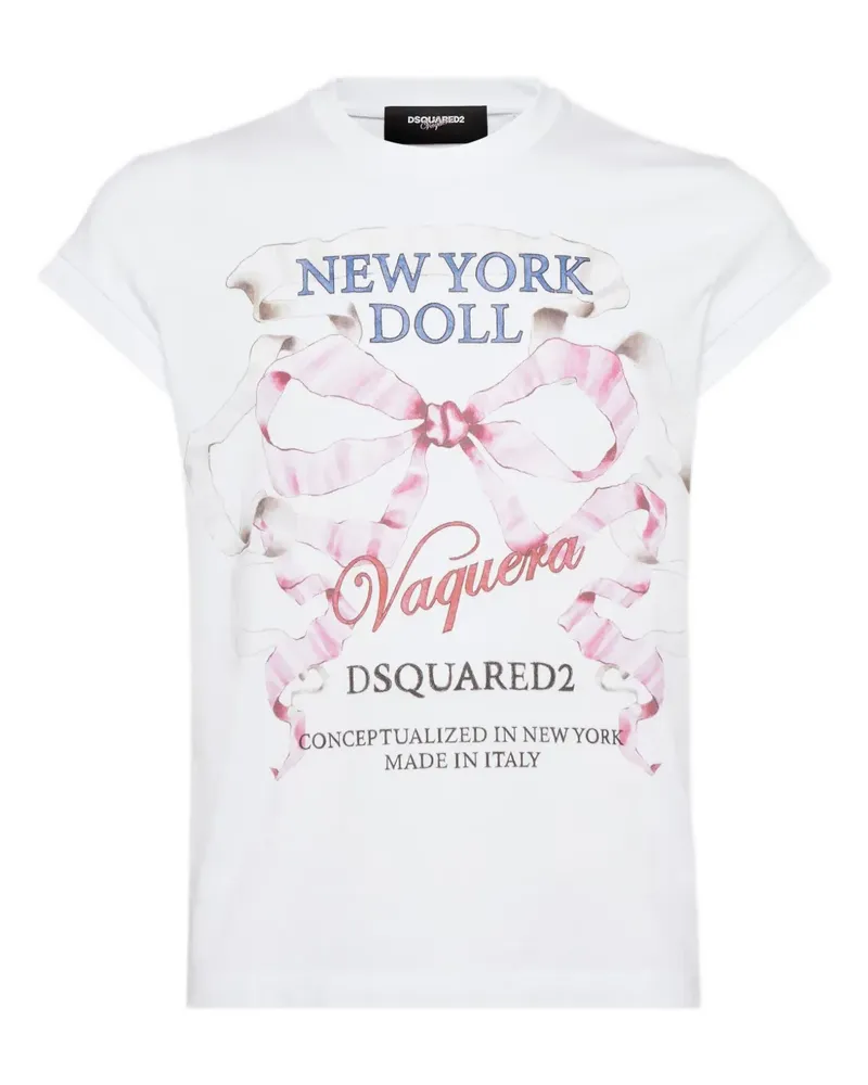 Dsquared2 Vaquera T-Shirt - Weiß Weiß