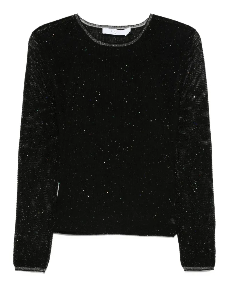 IRO Kerria Pullover im Glitter-Look - Schwarz Schwarz