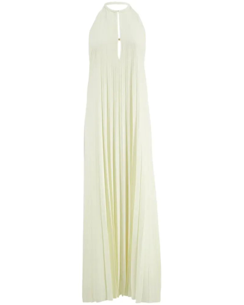 Zeus + Dione Elvira Kleid mit Falten - Nude Nude