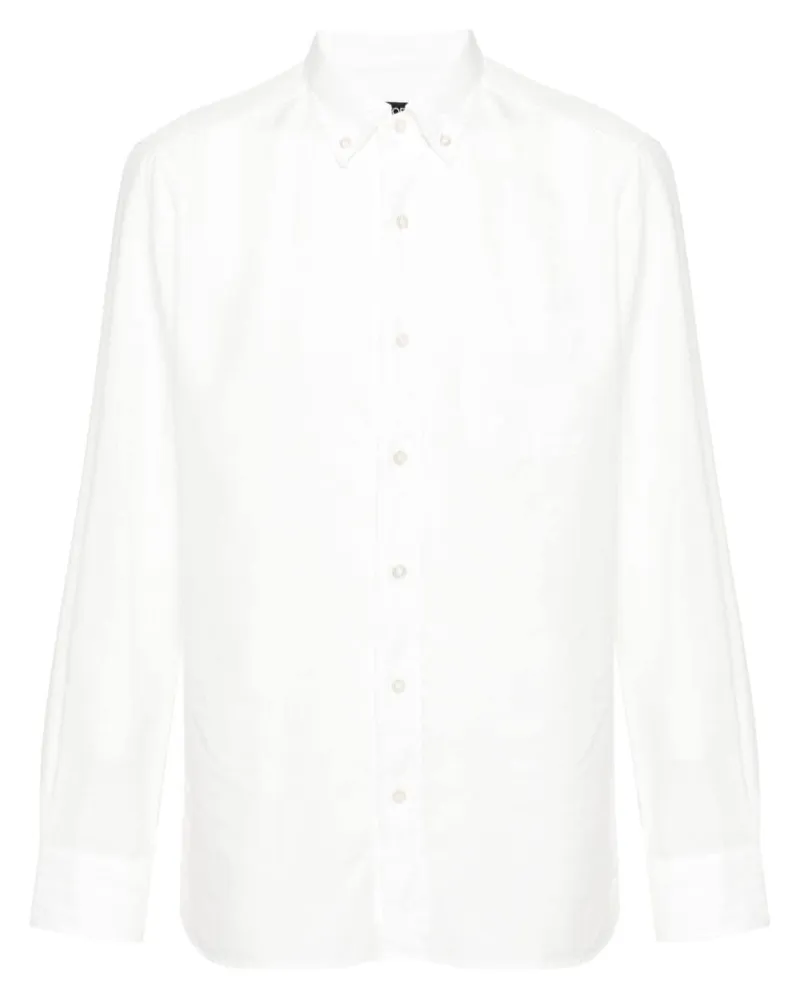 Tom Ford Hemd aus Lyocell - Weiß Weiß