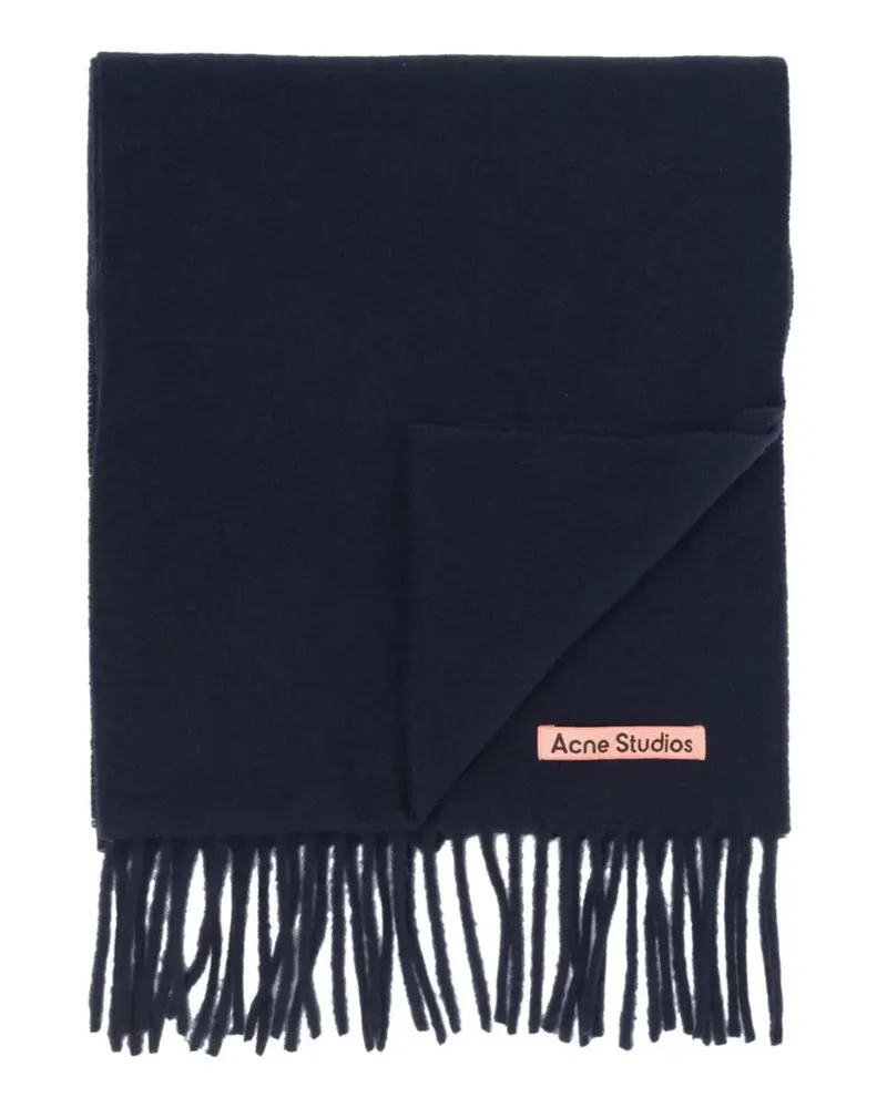 Acne Studios Schal mit Fransen - Blau Blau