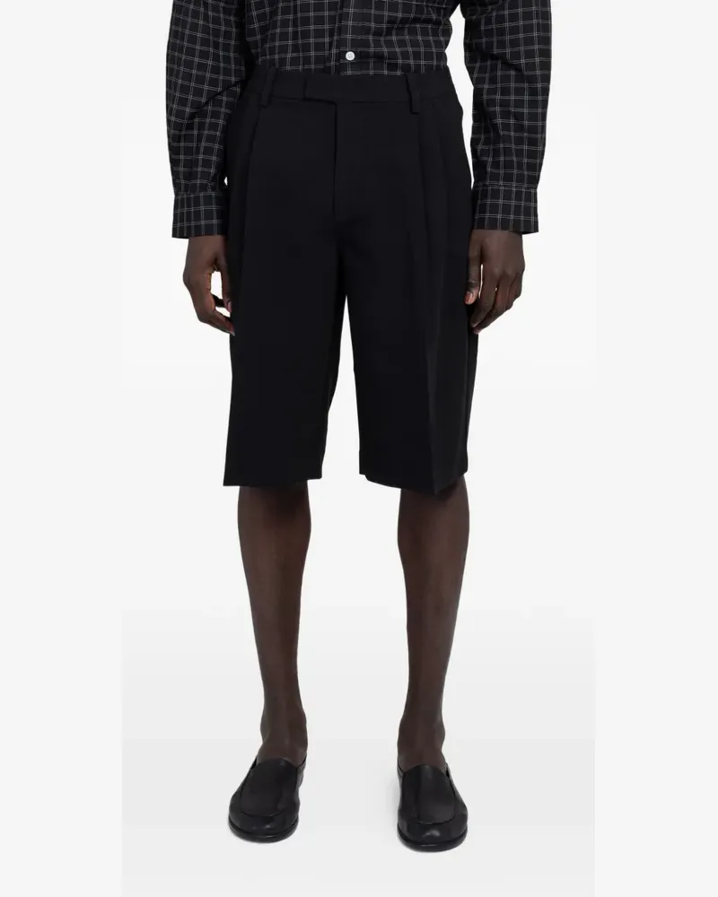 Minimum Murphy pleated shorts - Schwarz Schwarz