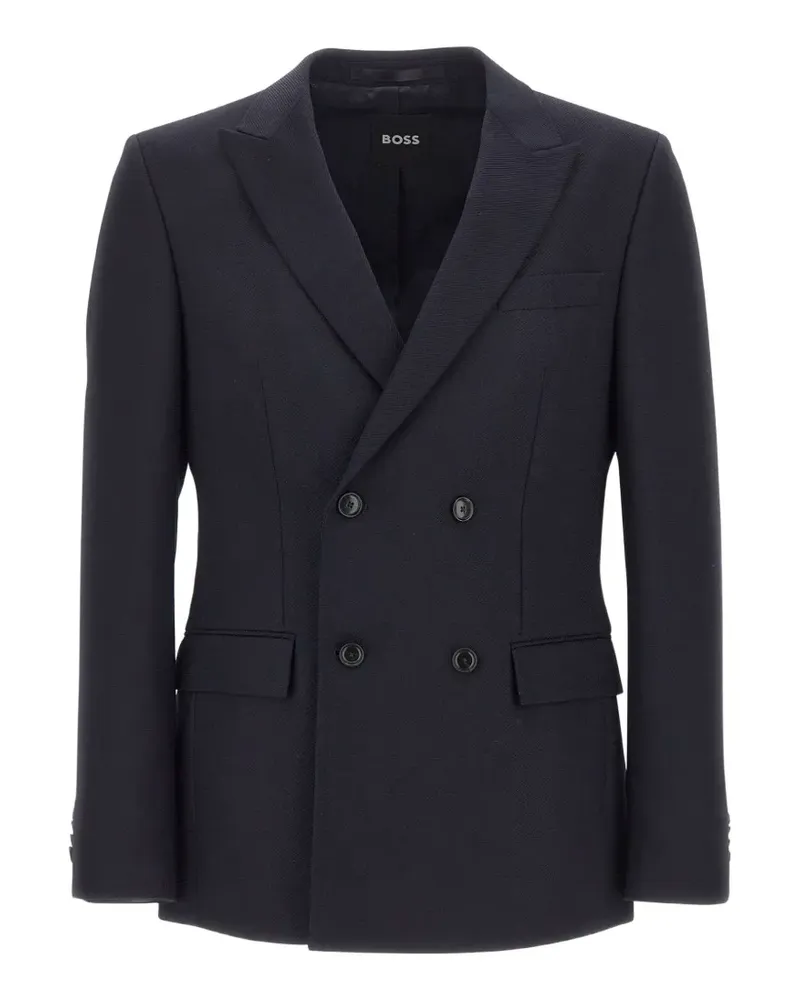 HUGO BOSS Houston double-breasted blazer - Blau Blau