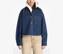 Jacke aus Baumwolle - Blau