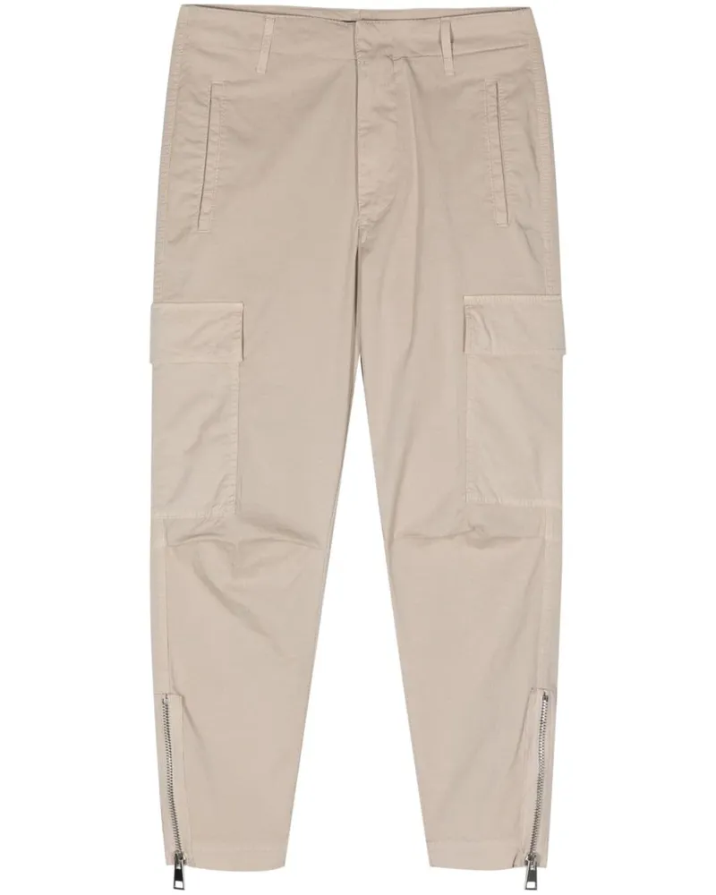 Dondup Klassische Cropped-Cargohose - Nude Nude