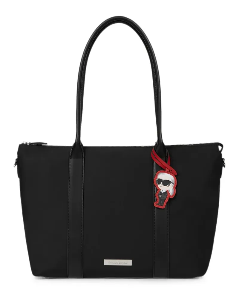 Karl Lagerfeld Große Ikon Tote Bag - Schwarz Schwarz