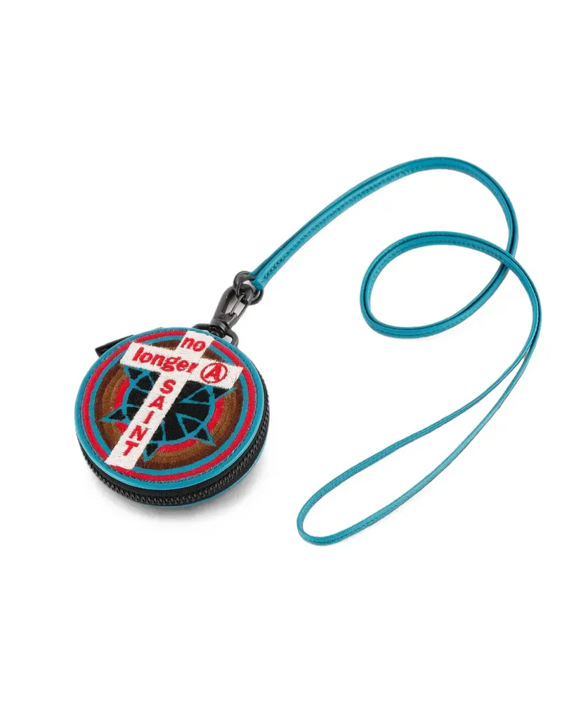 SAINT MXXXXXX Münztäschchen mit Stickerei - Blau Blau
