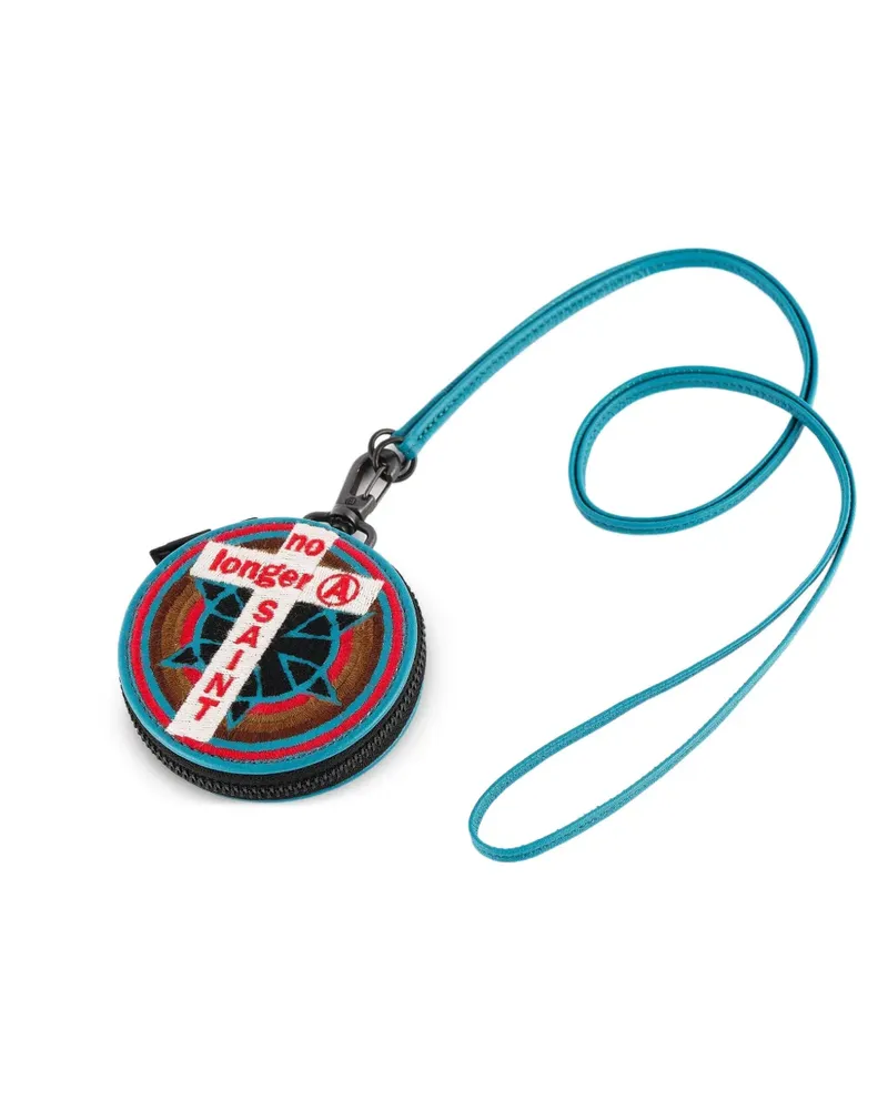 SAINT MXXXXXX Münztäschchen mit Stickerei - Blau Blau