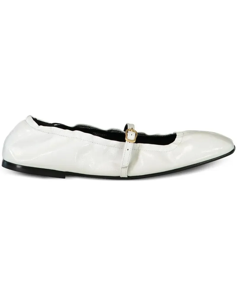 Dorothee Schumacher buckle-strap ballet flats - Weiß Weiß