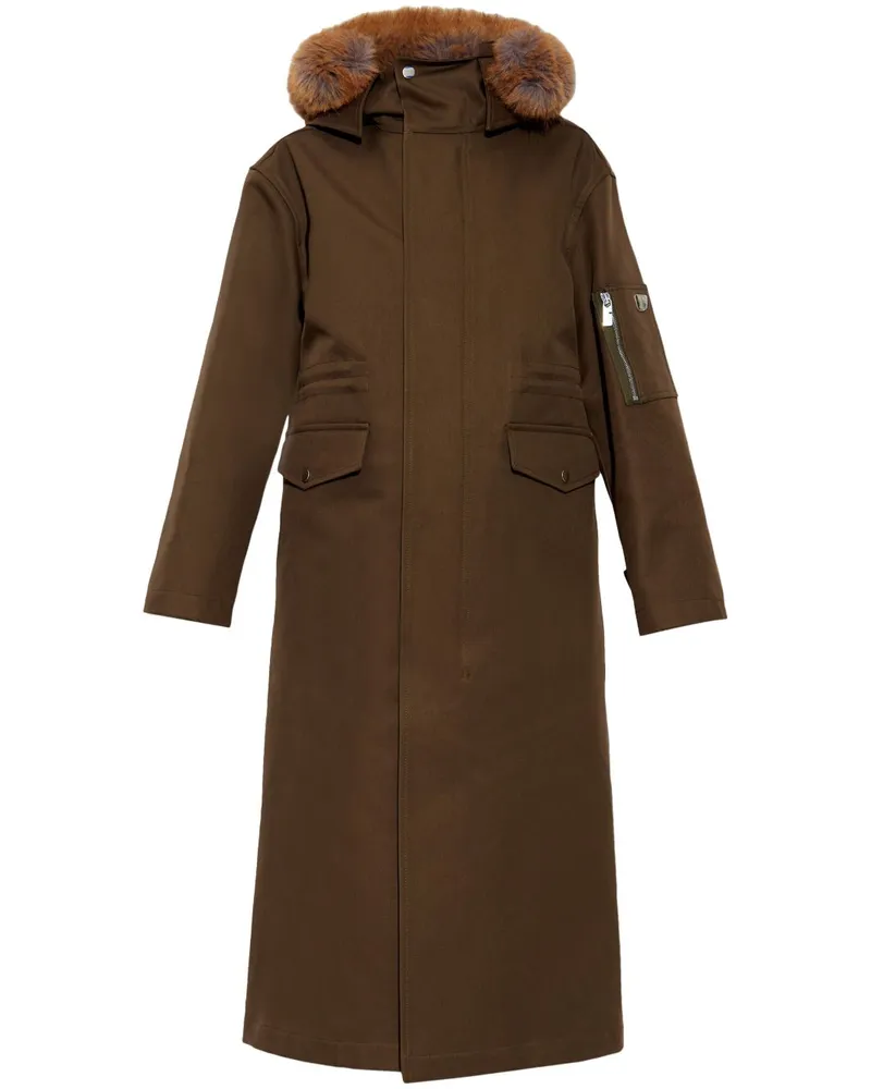 Burberry Parka mit Kapuze - Braun Braun