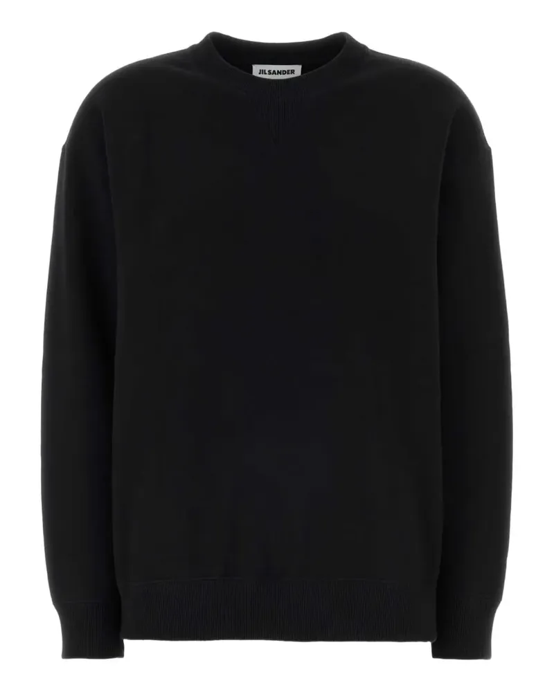 Jil Sander Sweatshirt mit Rundhalsausschnitt - Schwarz Schwarz
