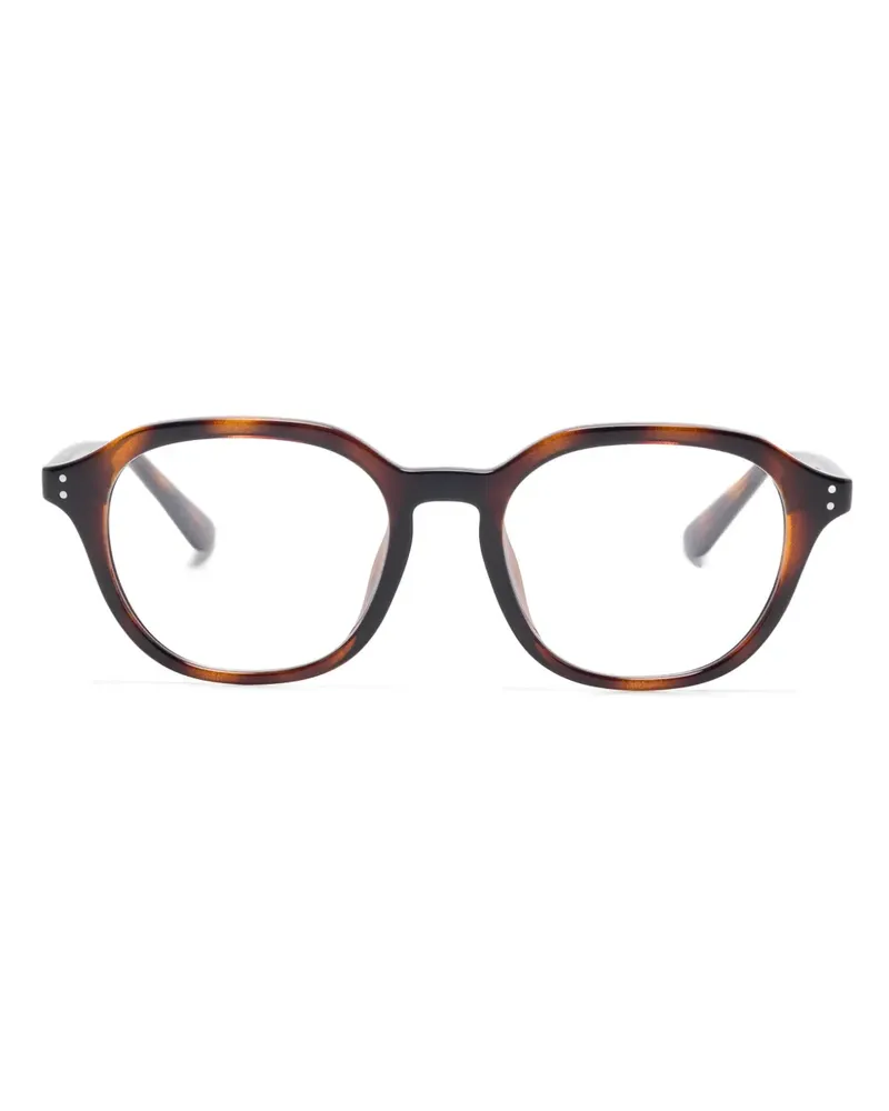Ray Ban Brille mit eckigem Gestell - Braun Braun