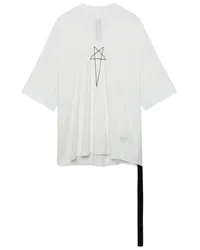 DRKSHDW by Rick Owens T-Shirt mit grafischem Print Weiß