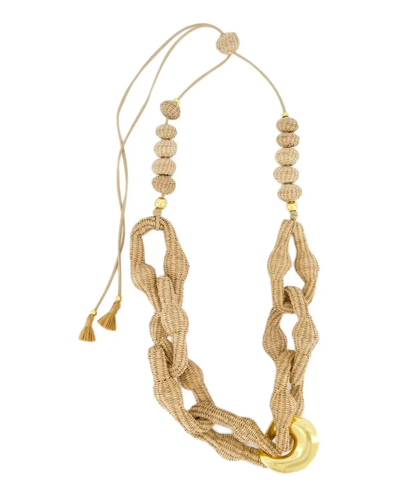 Johanna Ortiz chain-loop necklace - Nude Nude