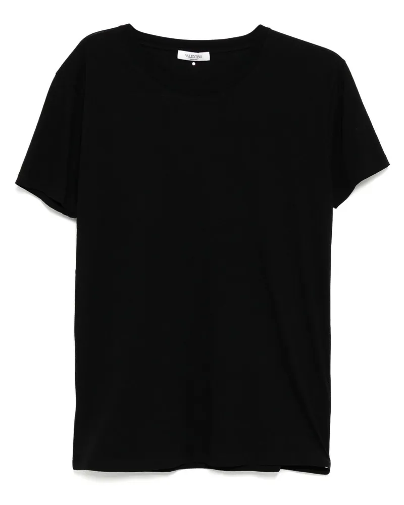 Valentino Garavani T-Shirt mit Rockstud-Nieten - Schwarz Schwarz