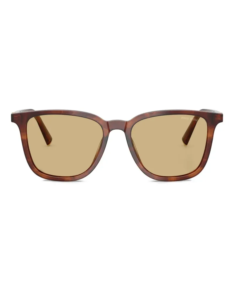 Miu Miu Sonnenbrille in Schildpattoptik - Braun Braun