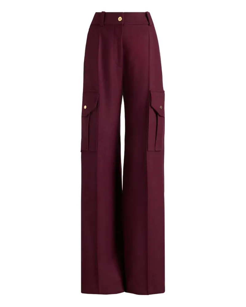 Patou Hose mit aufgesetzten Taschen - Rot Rot