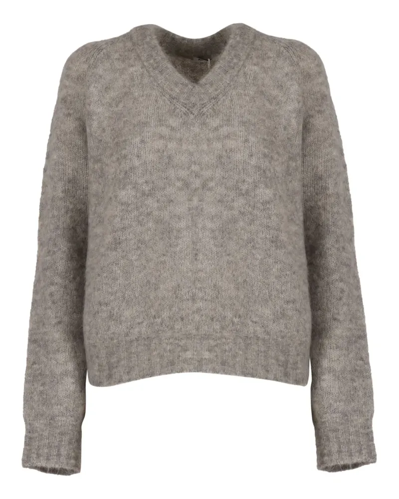 ASPESI Pullover mit V-Ausschnitt - Grau Grau