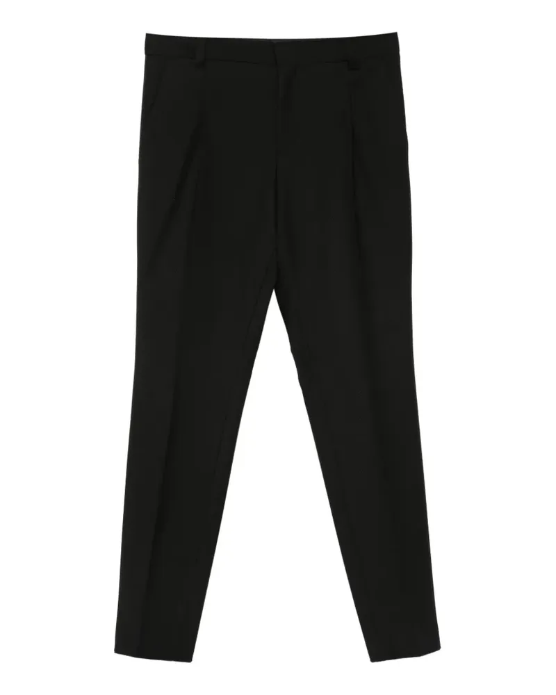 HUGO BOSS side-stripe trousers - Schwarz Schwarz