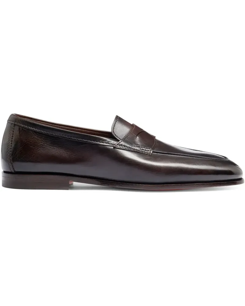 Santoni Carlo Loafer - Braun Braun