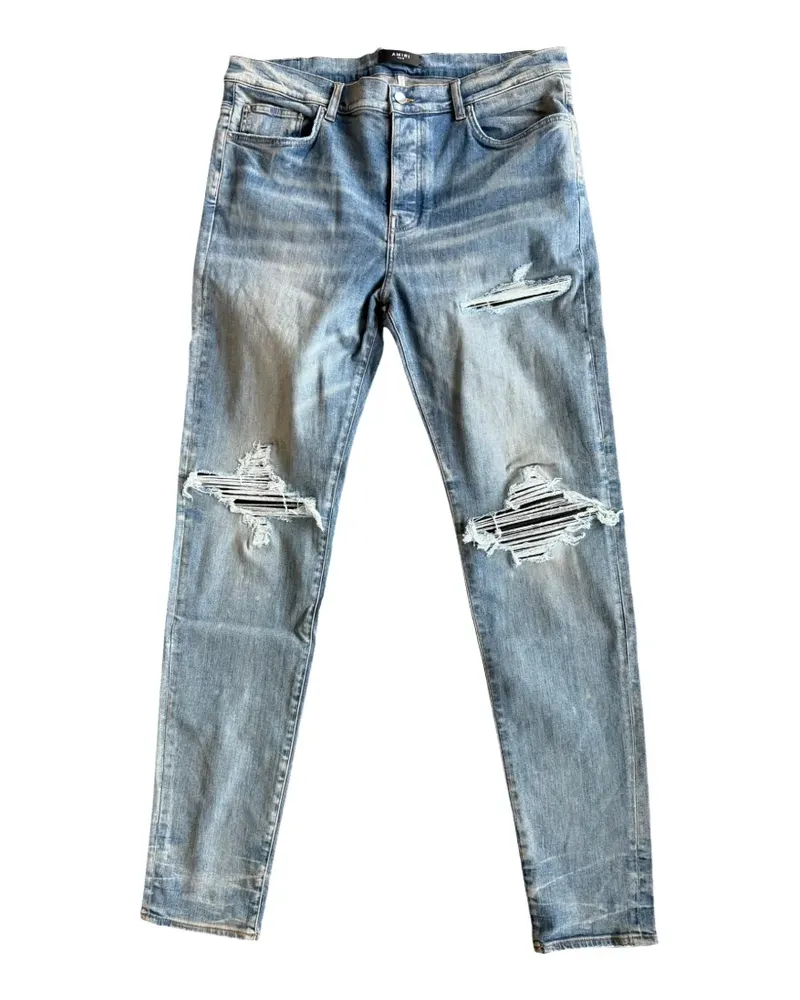 Amiri MX1 patch jeans - Blau Blau