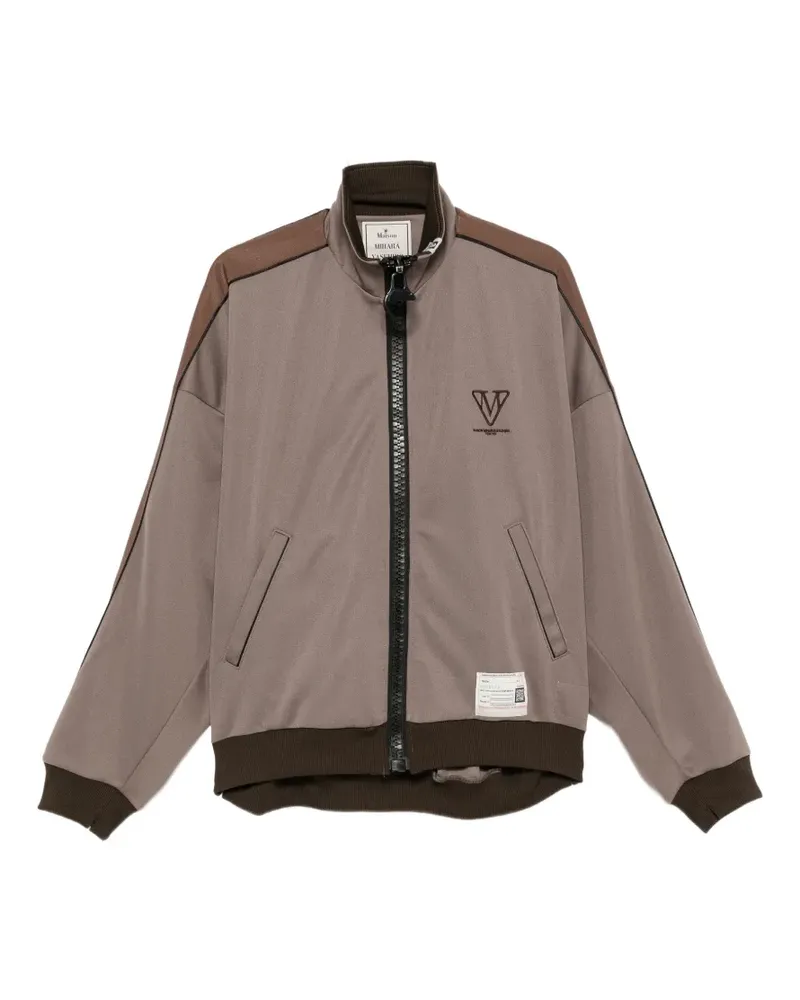 MIHARAYASUHIRO Jacke mit Logo-Stickerei - Nude Nude