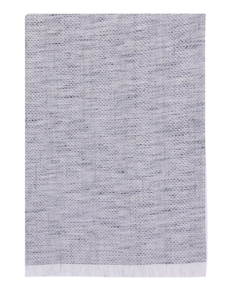 Brunello Cucinelli Schal aus Leinen - Grau Grau